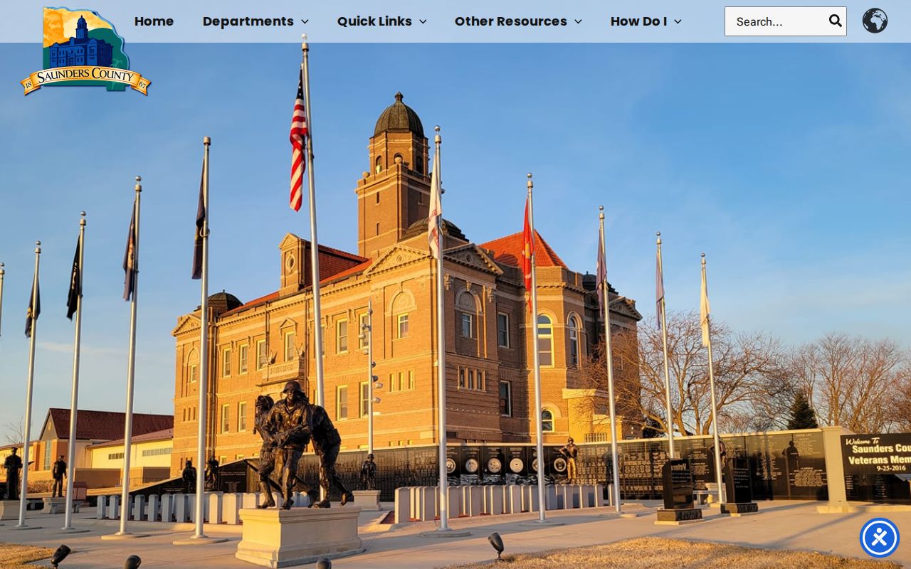 Saunders County court docket county government navigation